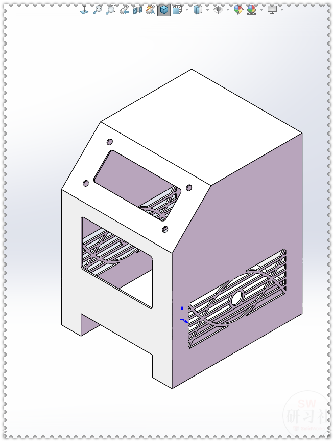 用SolidWorks把立方體轉換成鈑金機箱19.png